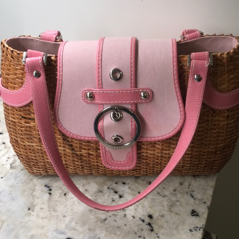 Authentic Rafē New York wicker purse